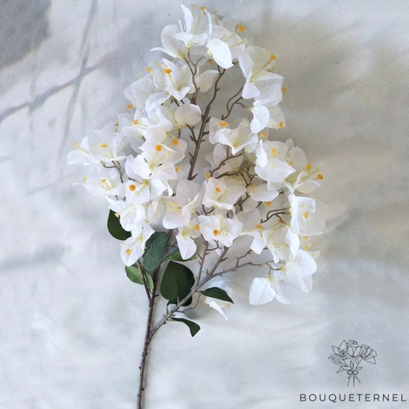 Bougainvillier Artificiel d'Extérieur Blanc