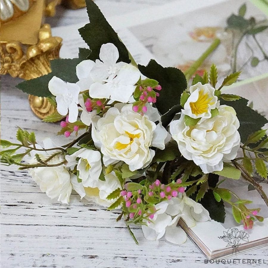 Roses Conditorum Artificielles Blanche