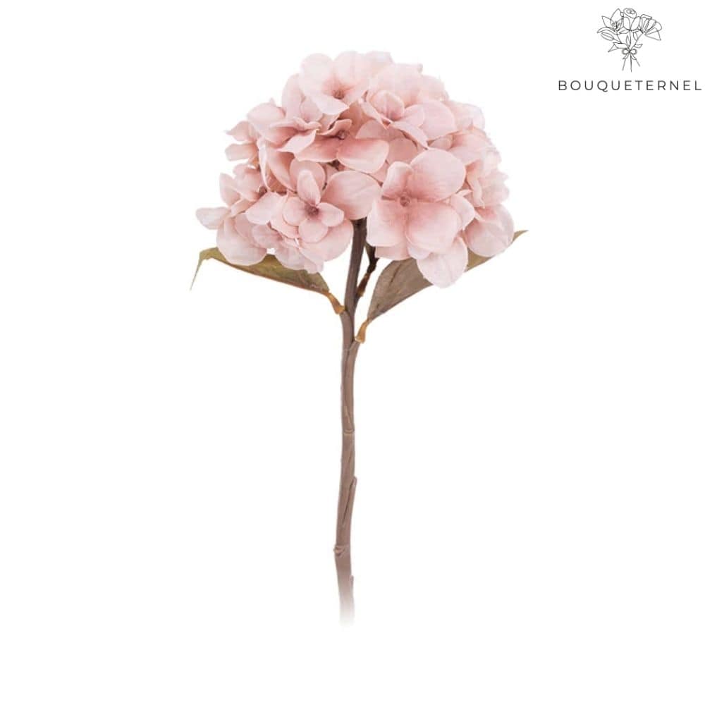 Hortensias Serrata Artificiels Rose