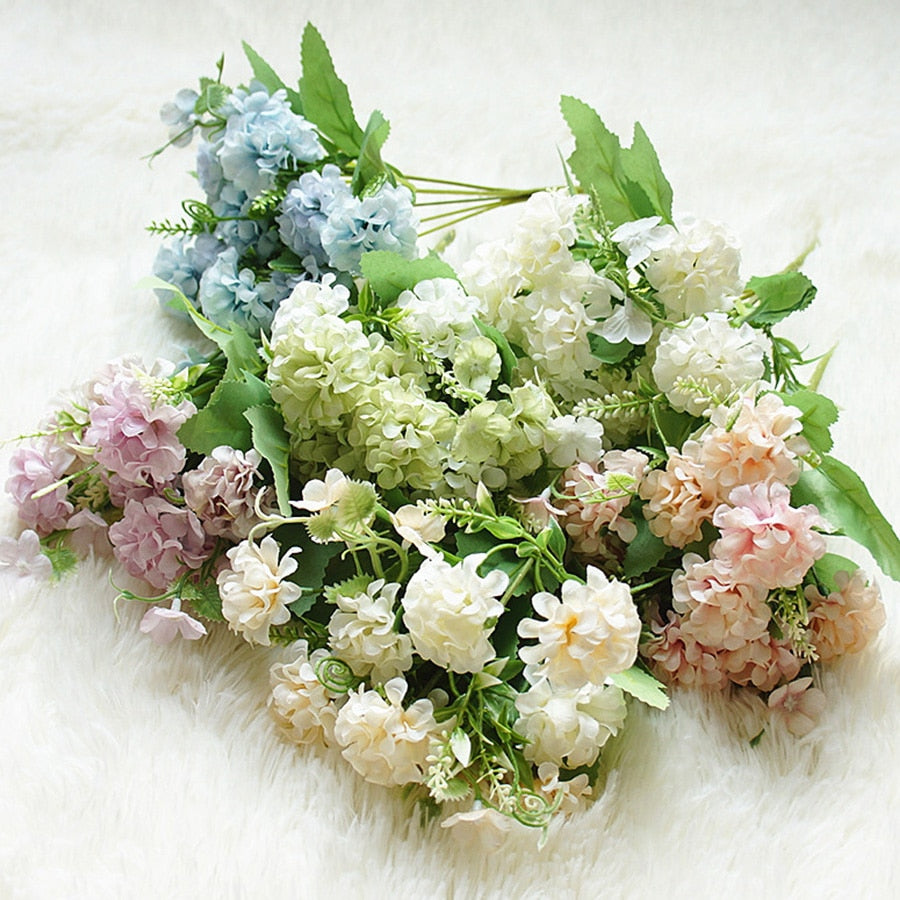 Hortensias Quercifolia Artificiels