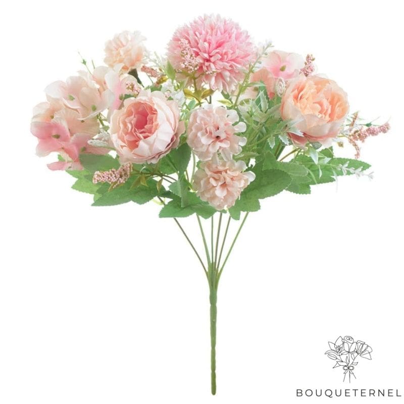 Roses Abietina Artificielles Rose