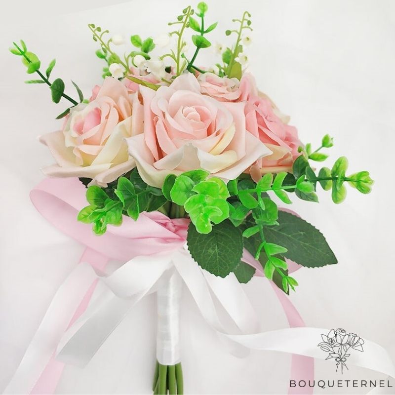 Bouquet de Fleurs de Mariage Simple