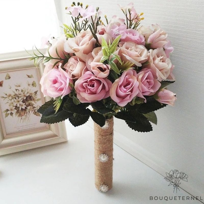 Bouquet de Fleurs pour Mariage Civil Violettes