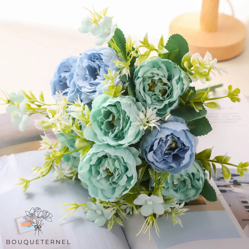 Fleurs pour Bouquet de Mariée Bleue