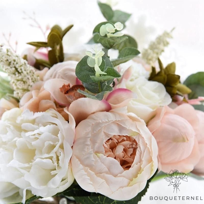 Bouquet de Mariée Pivoines Vintage