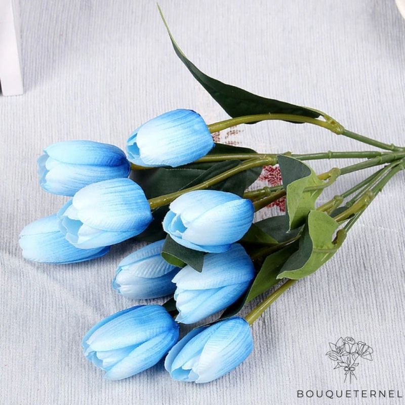 Tulipes Agenensis Artificielles Bleues