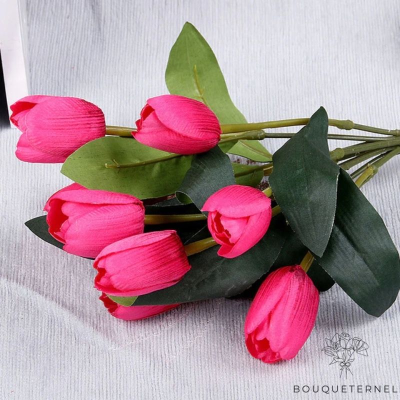 Tulipes Agenensis Artificielles Roses