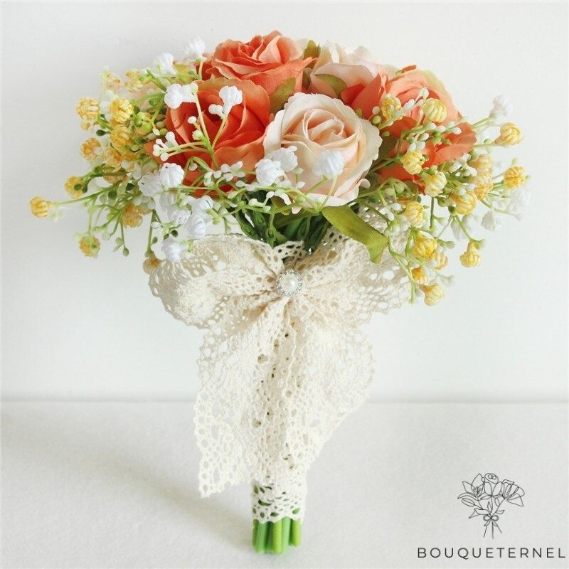 Bouquet de Mariée Simple & Original Oranges