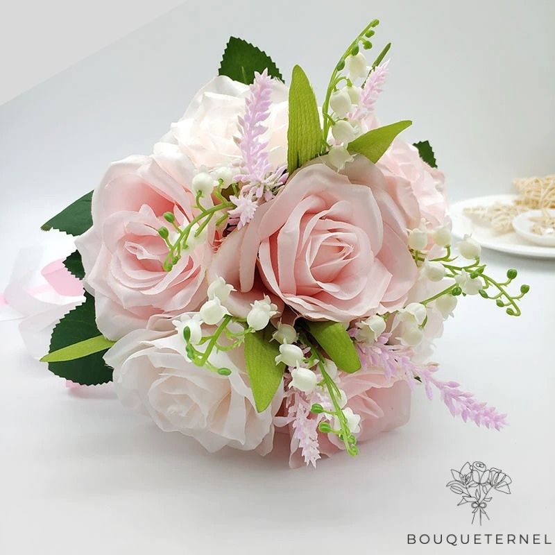 Bouquet de Mariée Simple Roses