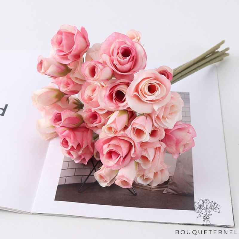 Bouquet de Rose Artificielle Rose