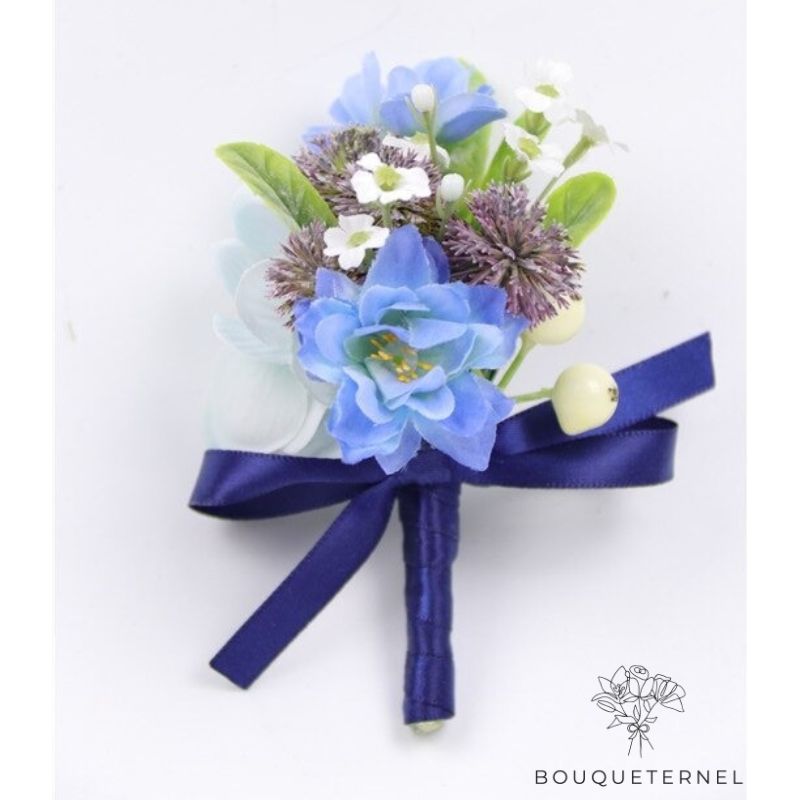 Boutonnières de Costume de Mariage Hortensia
