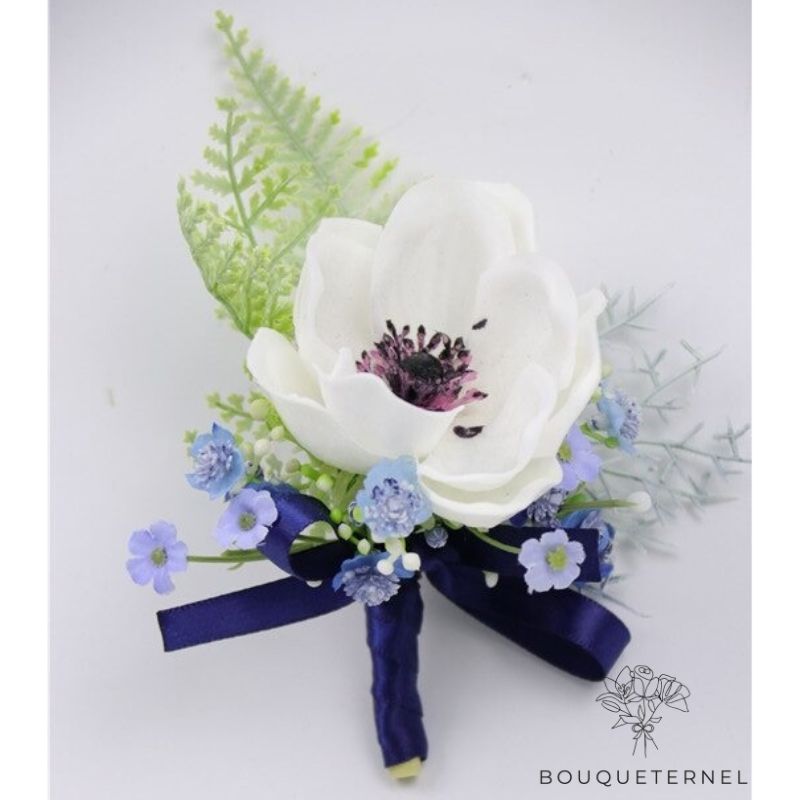 Boutonnières de Costume de Mariage Pivoine