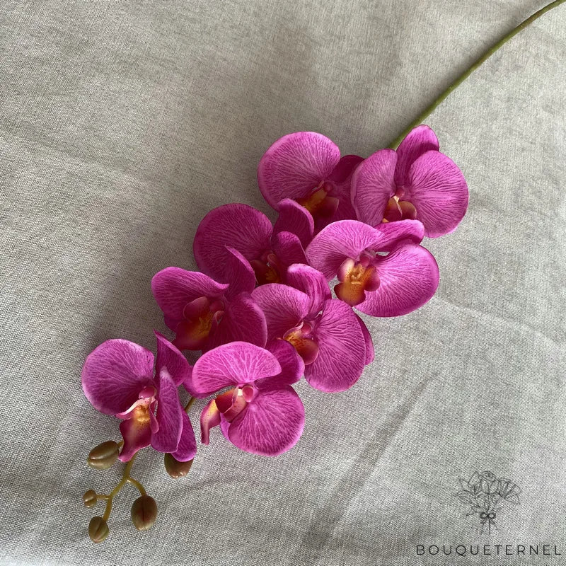 Branche Artificielle d'Orchidée Violette