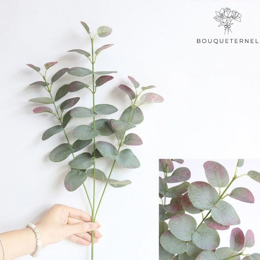 Branche Artificielle Eucalyptus en Branche Pourpre