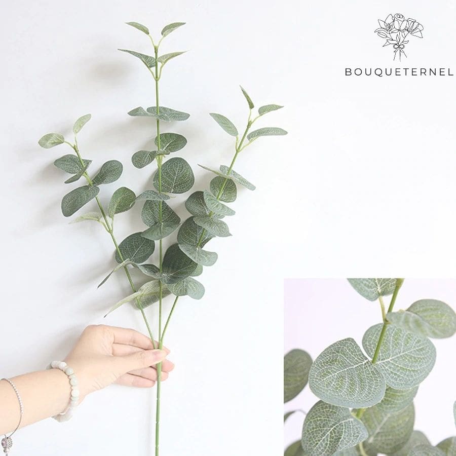 Branche Artificielle Eucalyptus en Branche Vert