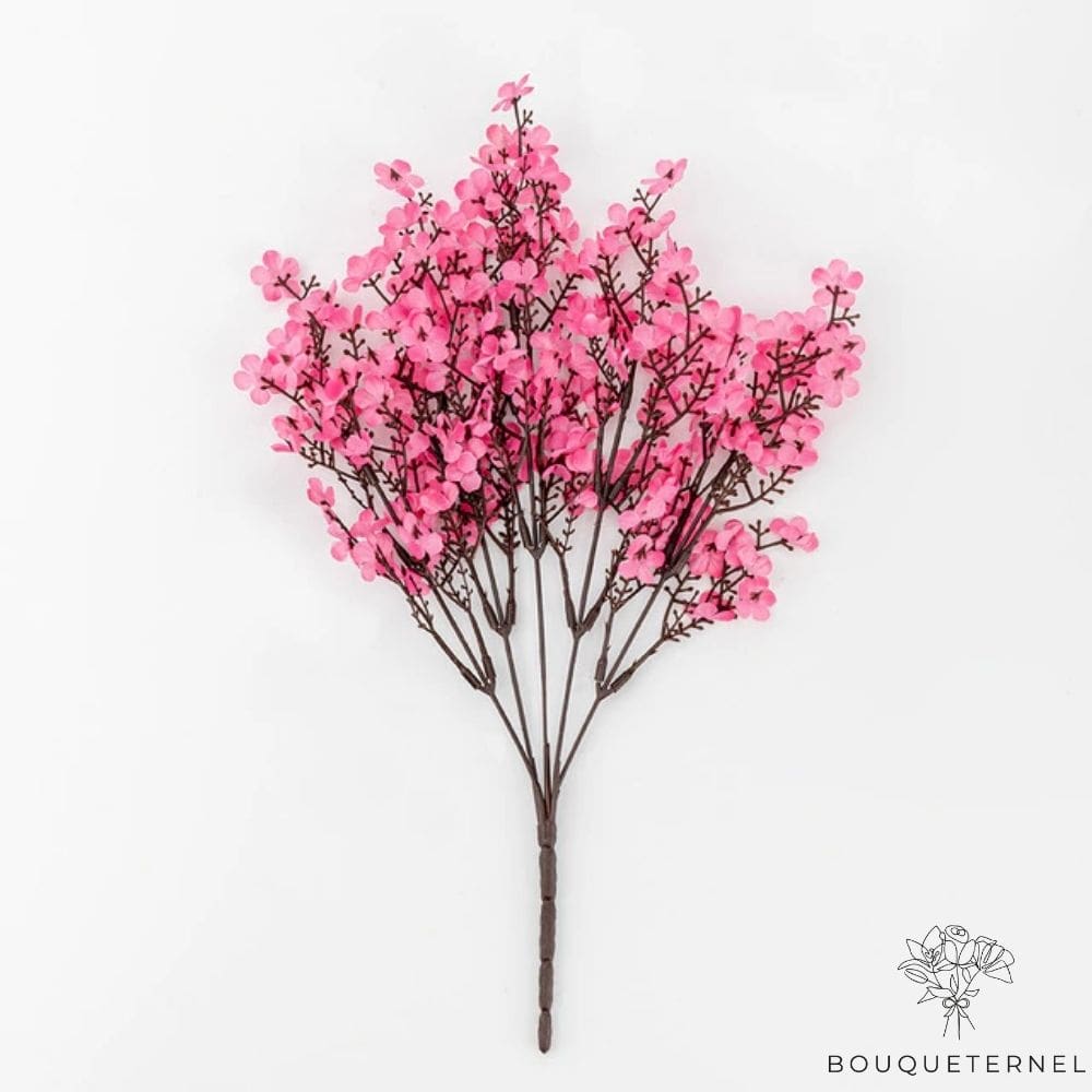 Branche Artificielle Fleur de Cerisier Rose