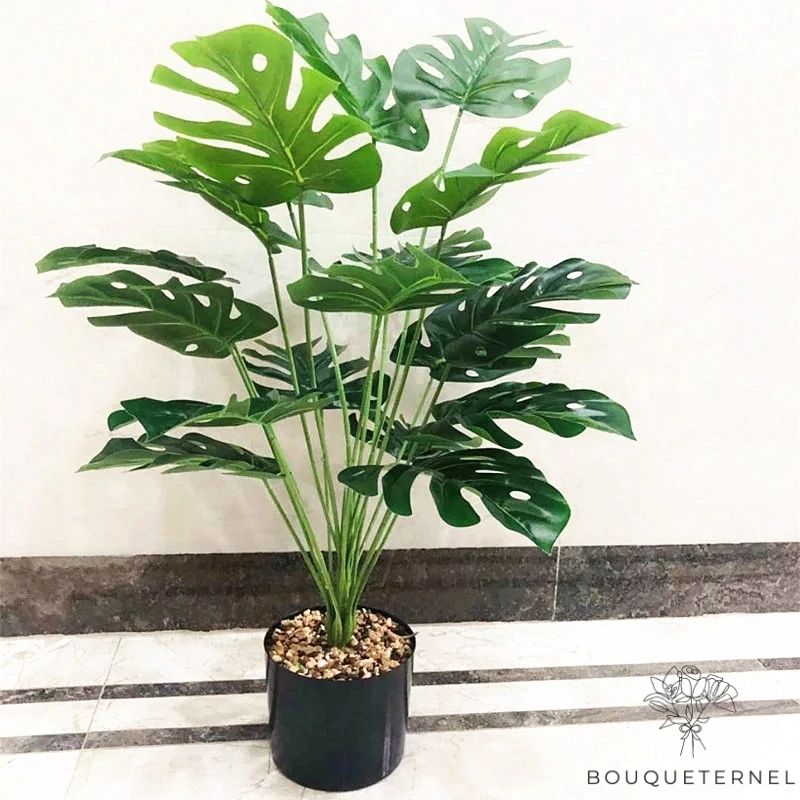 Branche Artificielle Feuille Monstera Artificielle