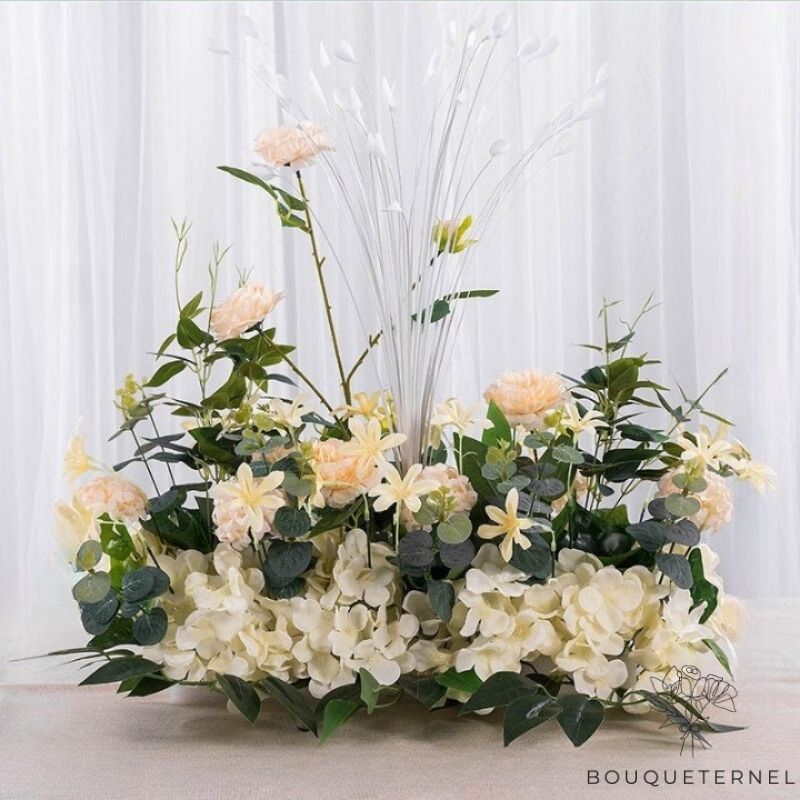 Centre de Table pour Mariage Chic Crèmes