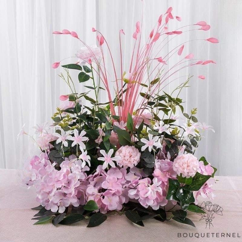 Centre de Table pour Mariage Chic Roses