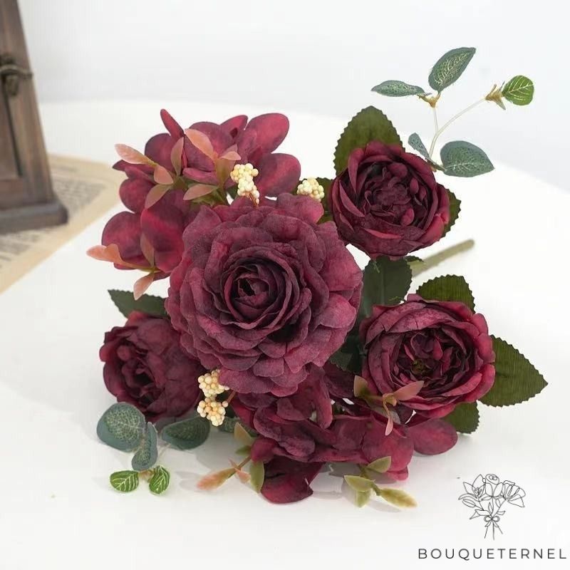 Pivoines Willmottiae Artificielles Rouges