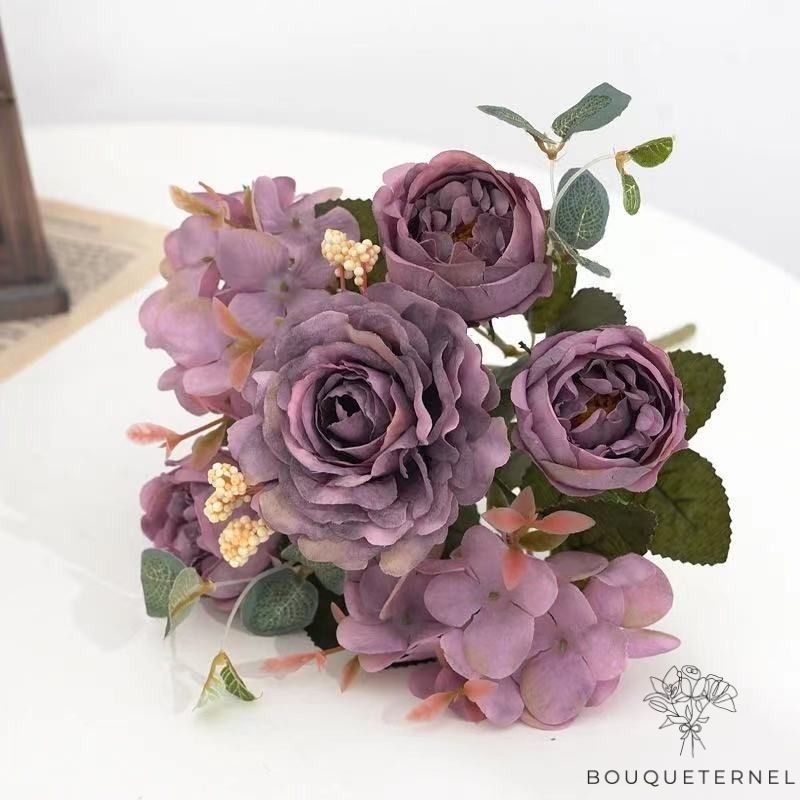 Pivoines Willmottiae Artificielles Violettes