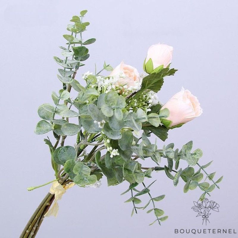 Composition Florale de Deuil pour Hiver Rose