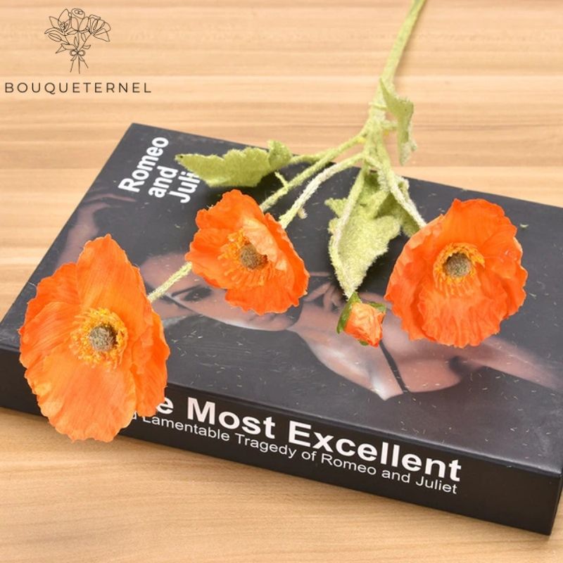 Coquelicots Apulum Artificiels Orange