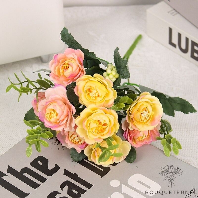 Pivoines Bysantina Artificielles Roses