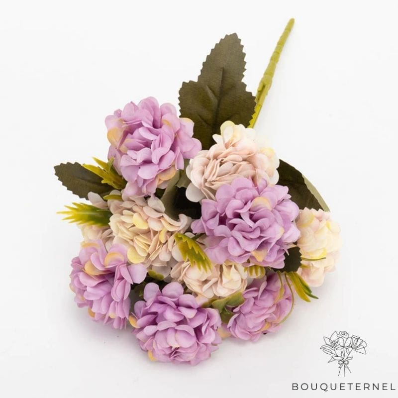 Hortensias Mutabilis Artificiels Violette