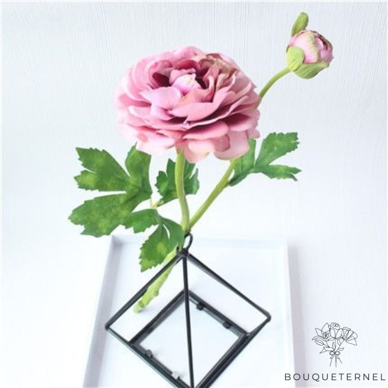 Fausse Fleur de Pivoine Rose