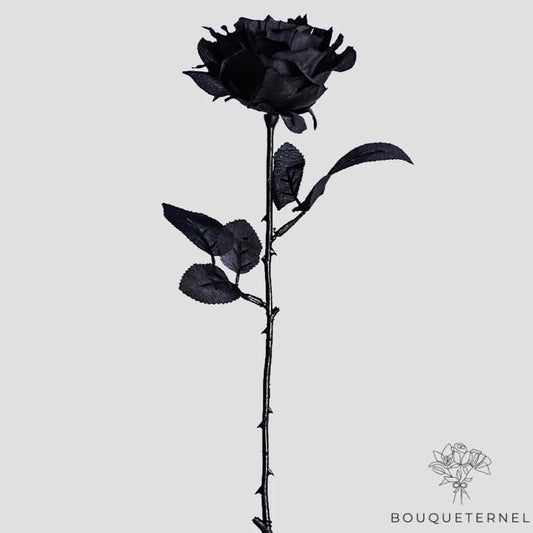 Fausse Rose Noire Noire