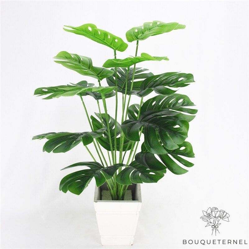 Branche Artificielle Feuille Monstera Artificielle