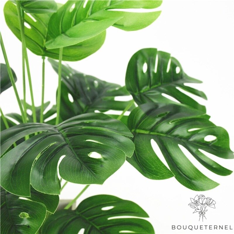 Branche Artificielle Feuille Monstera Artificielle