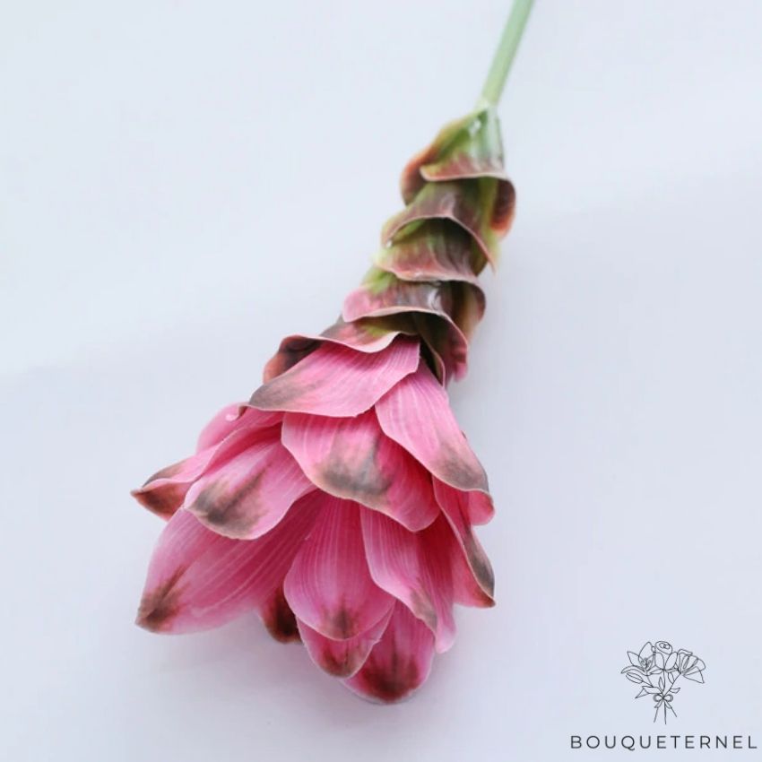 Branche Artificielle Fleur à Grande Tige Rose
