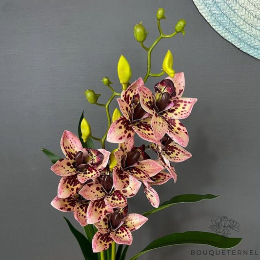 Fleur d'Orchidée Artificielle Rose