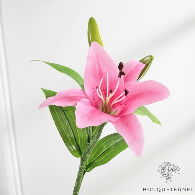 Fleurs de Lys Striatum Artificielles Rose