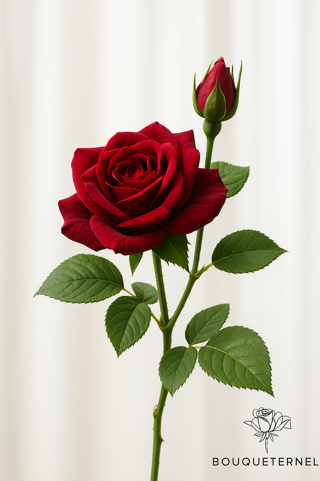 fleur-pour-pierre-tombale-fleurs-artificielles-cimetiere-bouqueternel rouge