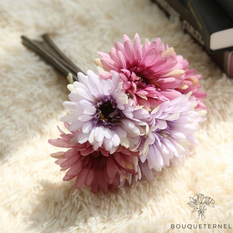 Fleur de Chrysanthèmes de la Toussaint Violette