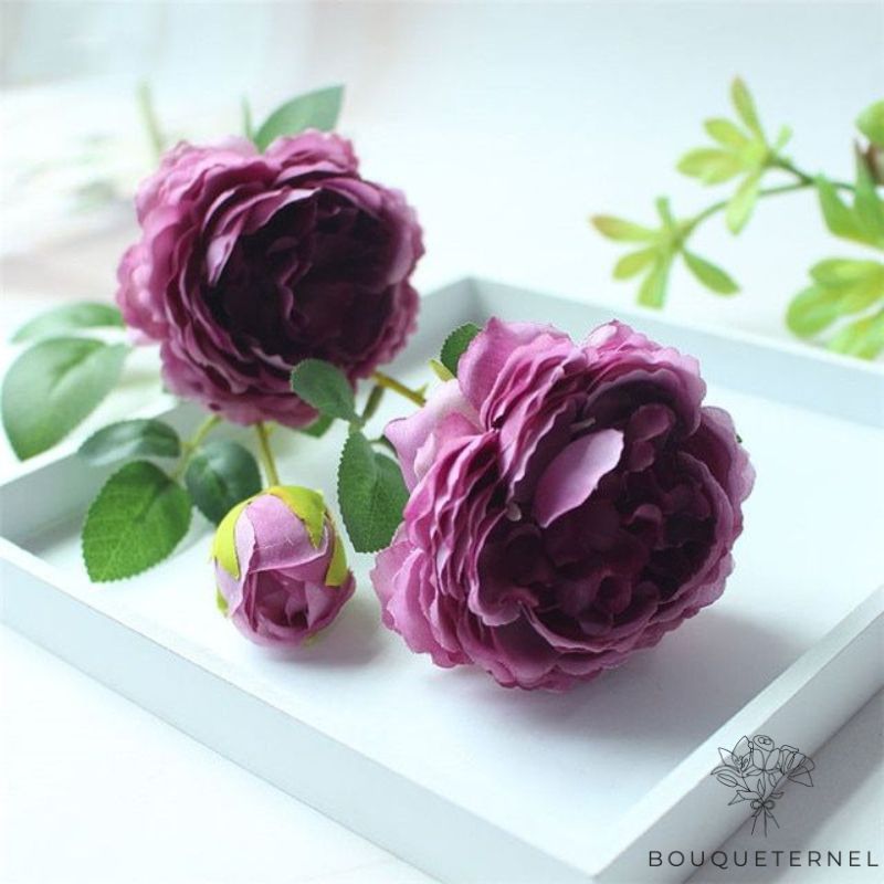 Fleurs Artificielles de la Toussaint Violette