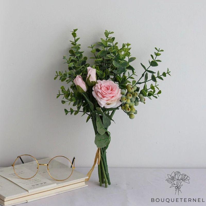 Roses Calycis Artificielles Rose | 1 Rose