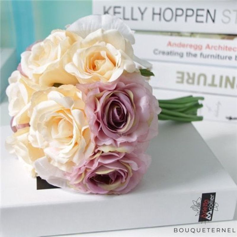 Fleurs Artificielles pour Tombe Blanche