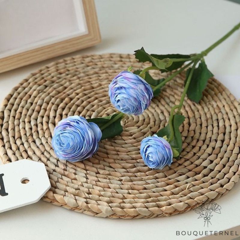 Fleurs de Deuil pour Homme Bleue