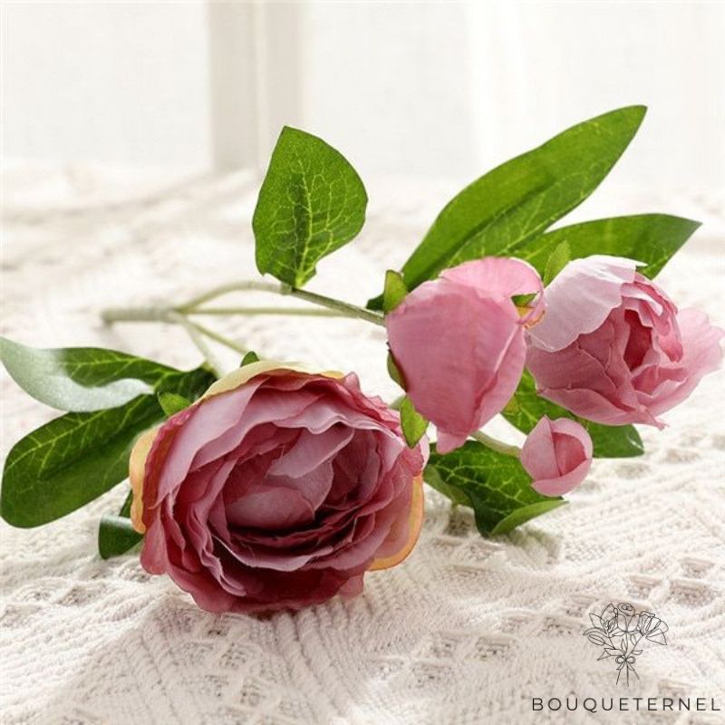 Fleurs pour un Deuil Rose