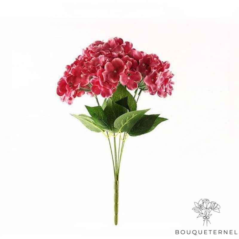 Hortensia Artificiel Rouge