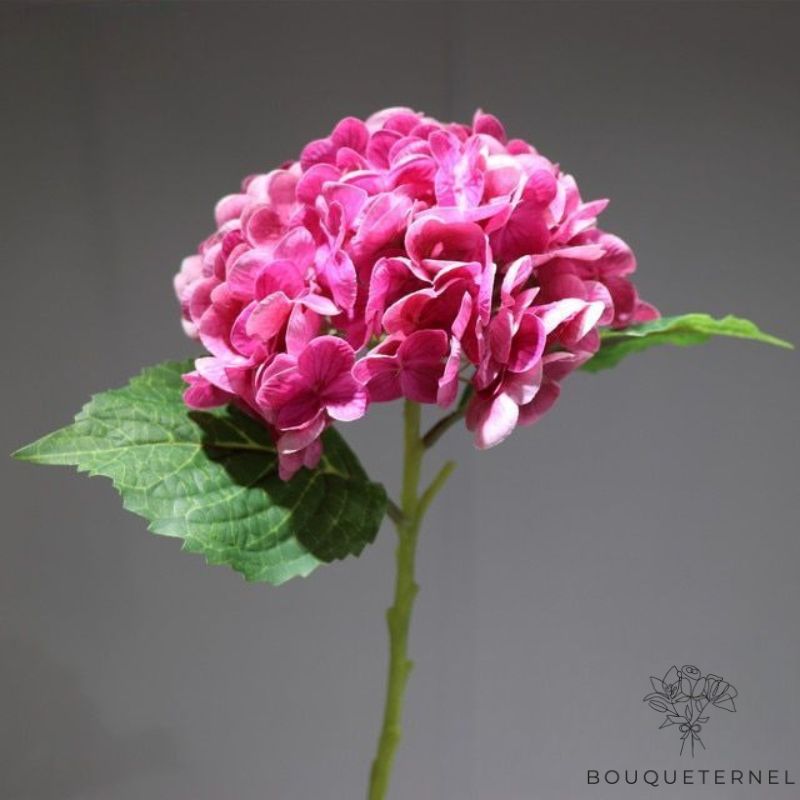 Hortensia Artificiel Haut De Gamme Rose