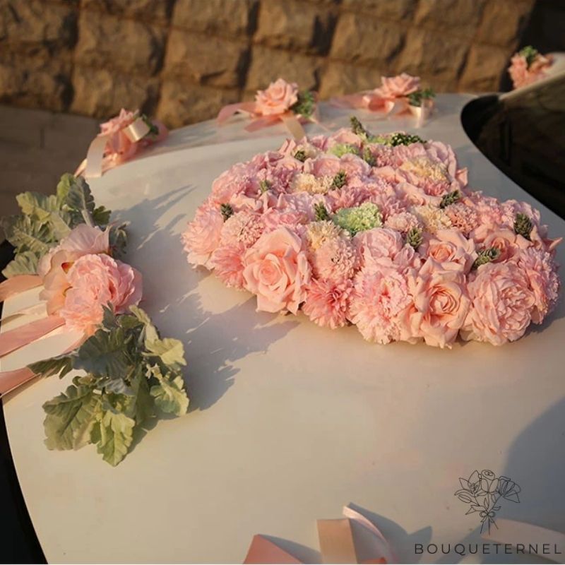 Kit de Décoration pour Voiture de Mariage