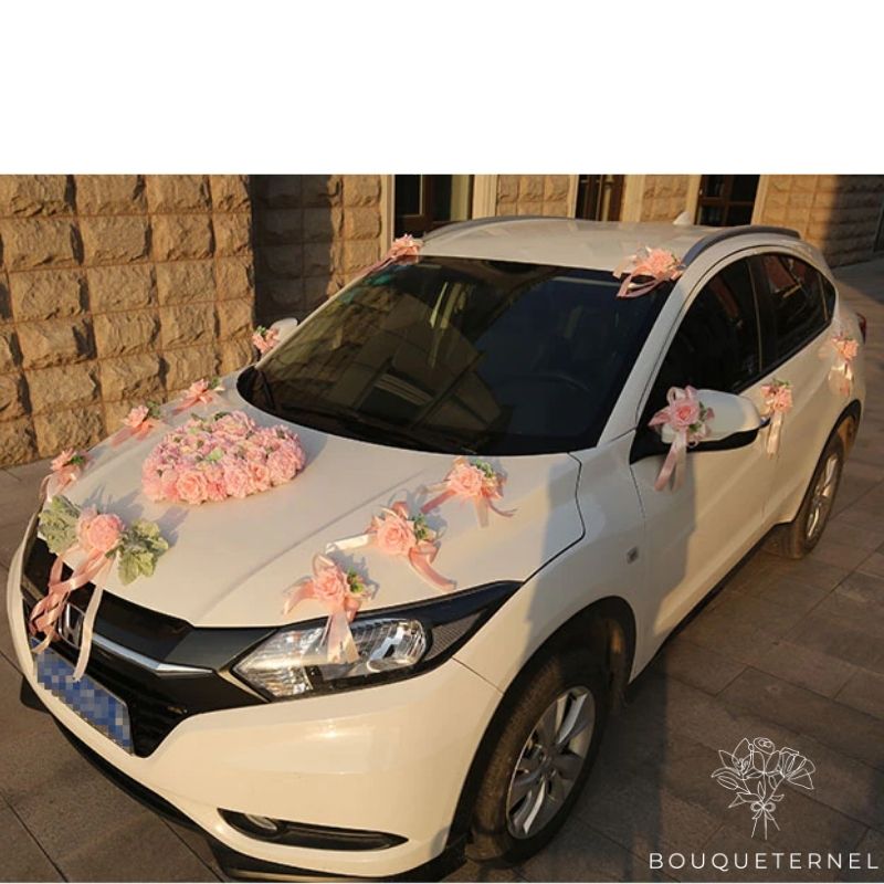 Kit de Décoration pour Voiture de Mariage