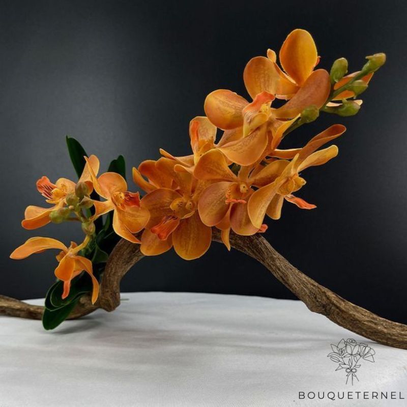 Orchidée Artificielle Orange