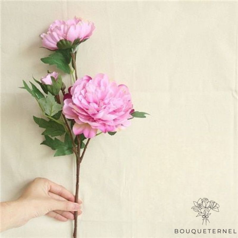 Pivoines Artificielles Rose
