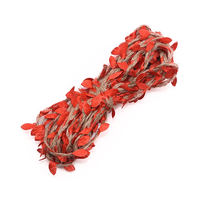 Plante Grimpante Artificielle 2 mètres - Rouge